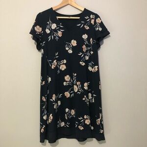 J Jill Wearever Petite Small Floral Dress